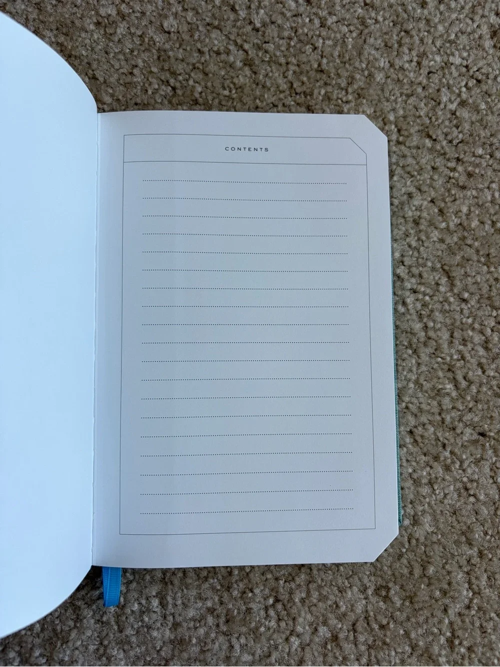 Blue Green Soft Cover Notebook Journal